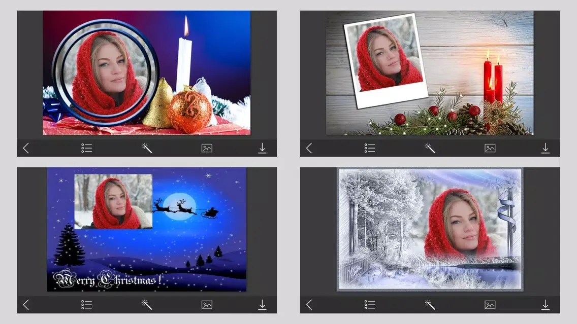 Santa claus Frames - Foto Montage Screenshots