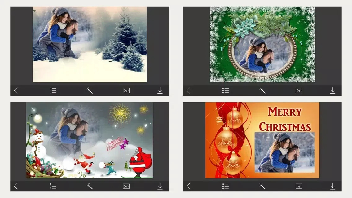 Santa claus Frames - Foto Montage Screenshots