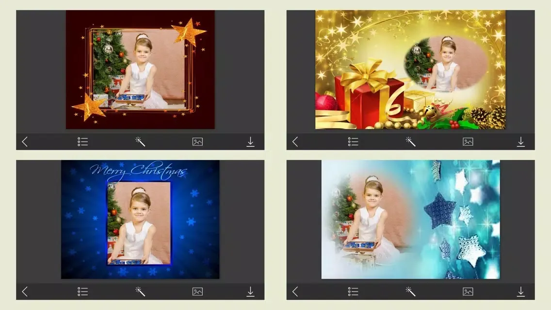 Christmas 2017 Photo Frames - Fx editor Screenshots