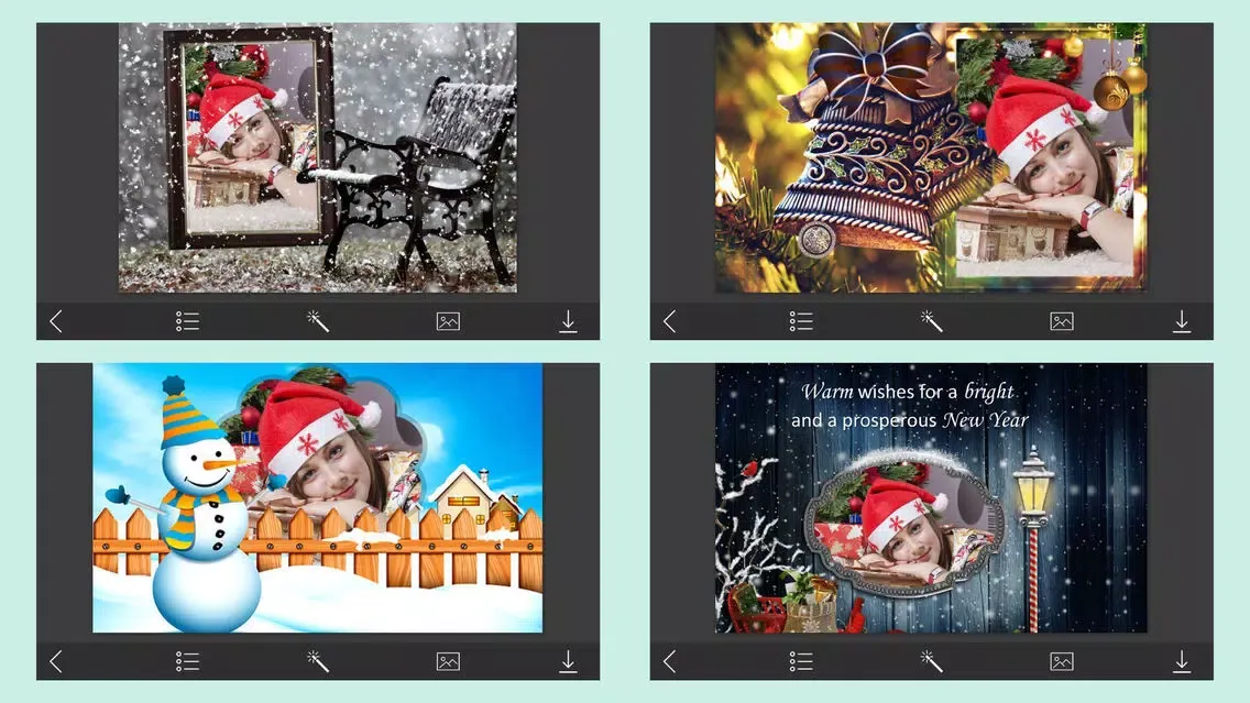 Christmas 2017 Photo Frames - Fx editor Screenshots