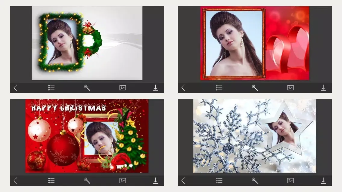 Christmas 2017 Photo Frames - Fx editor Screenshots