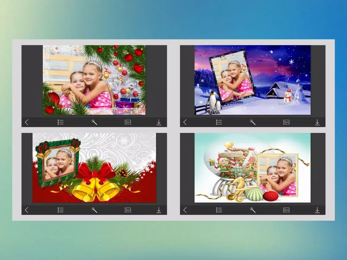 Creative Christmas Frame - Colorful Frames iPad 應用截圖