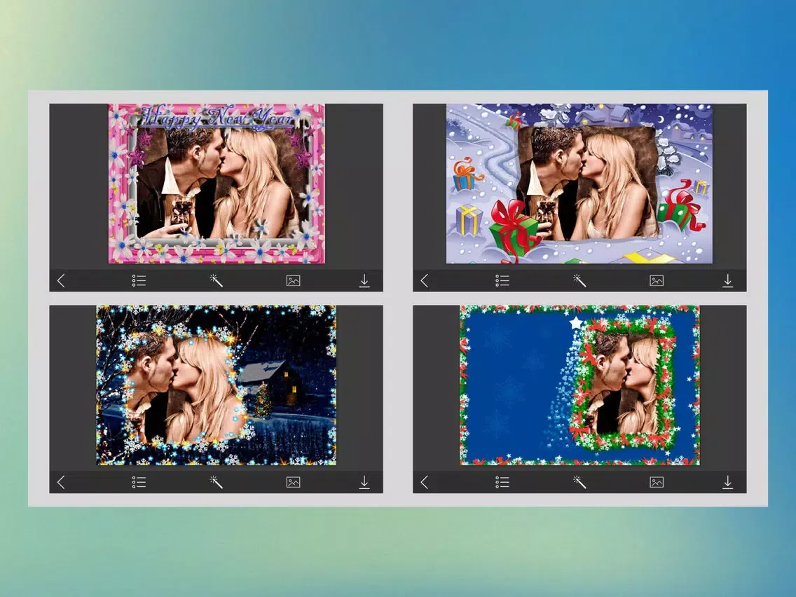 Creative Christmas Frame - Colorful Frames iPad 應用截圖