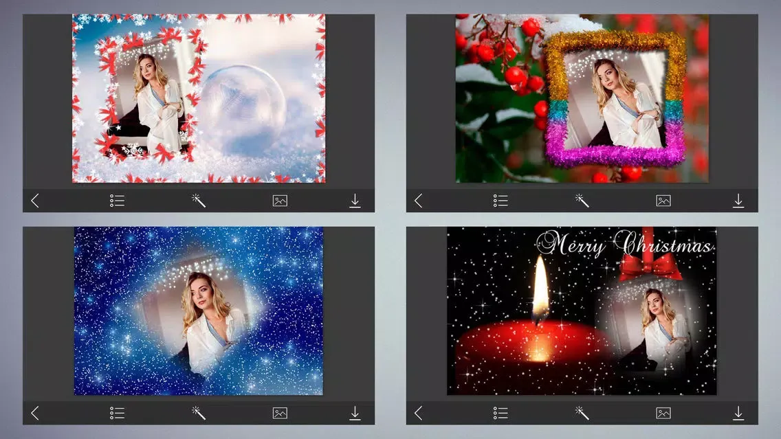 Xmas HD Photo Frame & Pic Editor for YourMoments应用截图