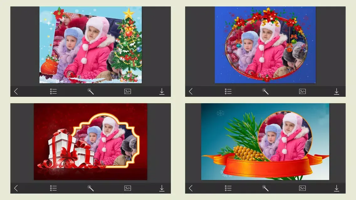 Xmas HD Photo Frame & Pic Editor for YourMoments应用截图