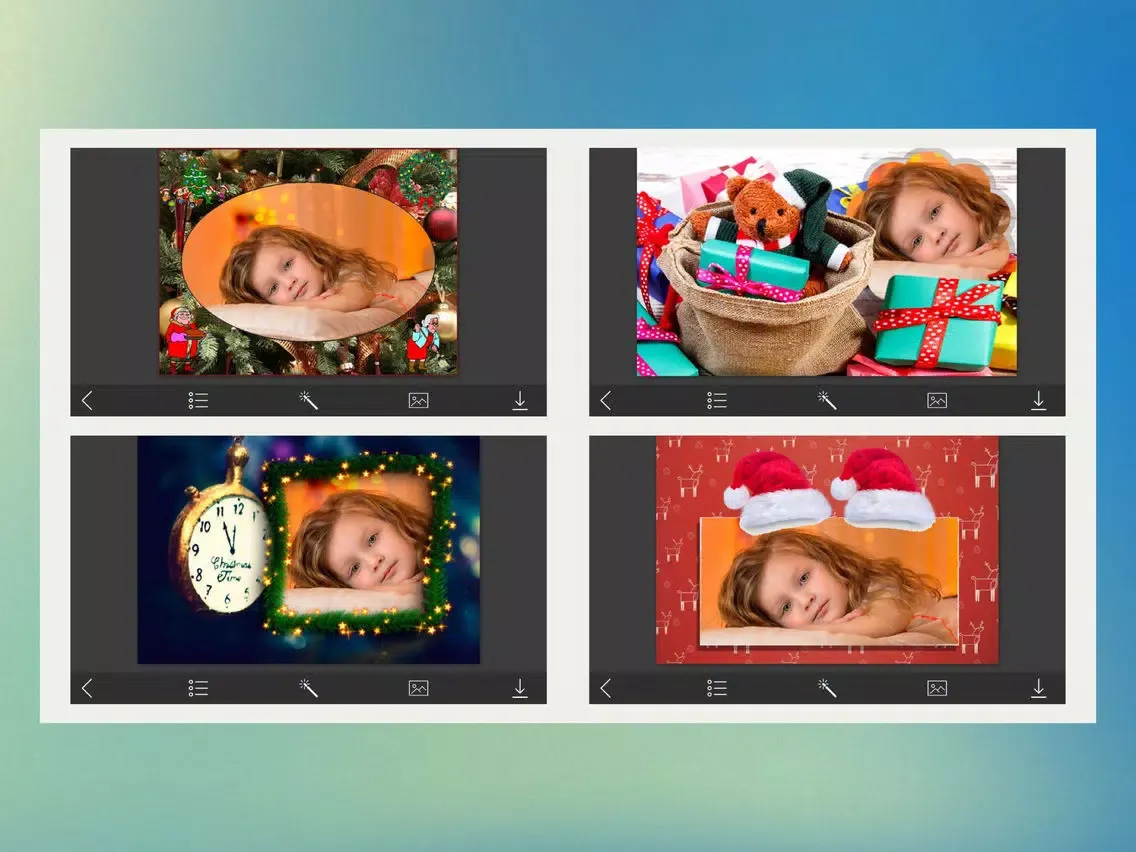 New Year Frames - Instant pic frames iPad  Screenshots