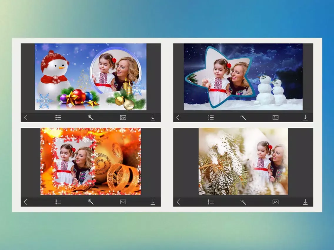 New Year Frames - Instant pic frames iPad  Screenshots