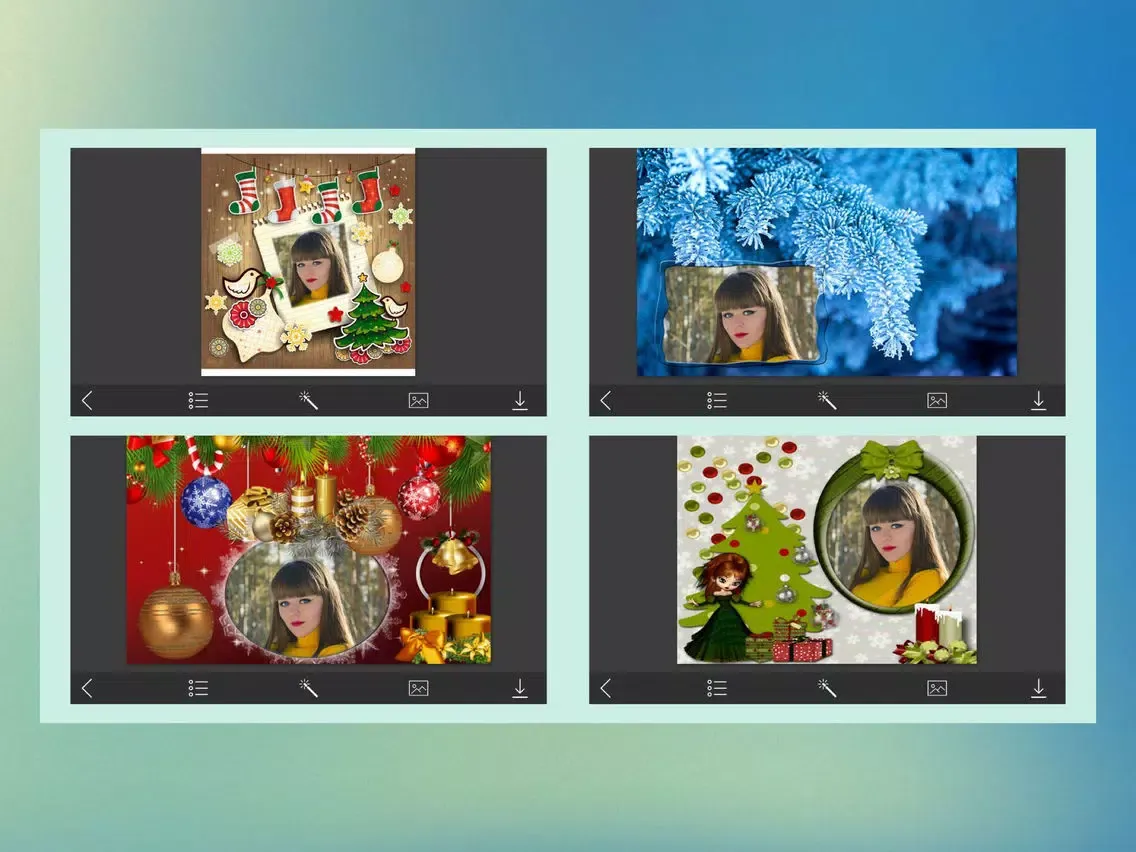 Скриншоты Snow Hd Photo Frames - Best Frames iPad 