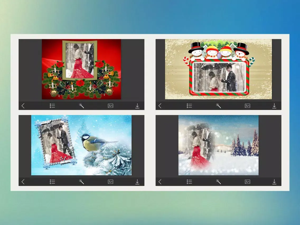 Xmas Tree HD Frame - Design scrapbook iPad  स्क्रीनशॉट