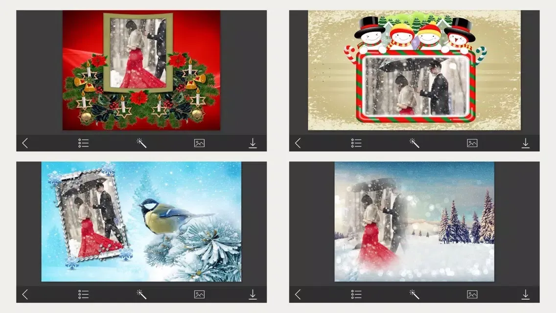 Xmas Tree HD Frame - Design scrapbook स्क्रीनशॉट