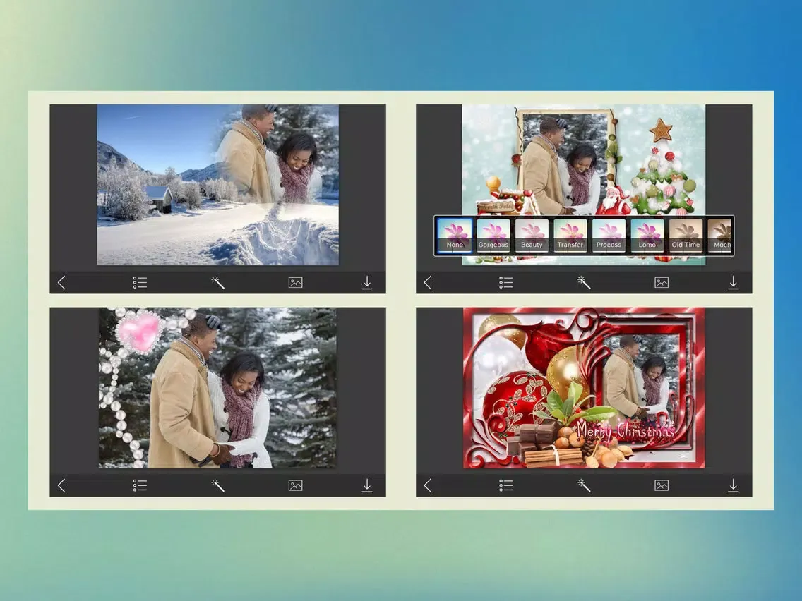 Christmas Special Picture Frames - Best Frames iPad  스크린샷