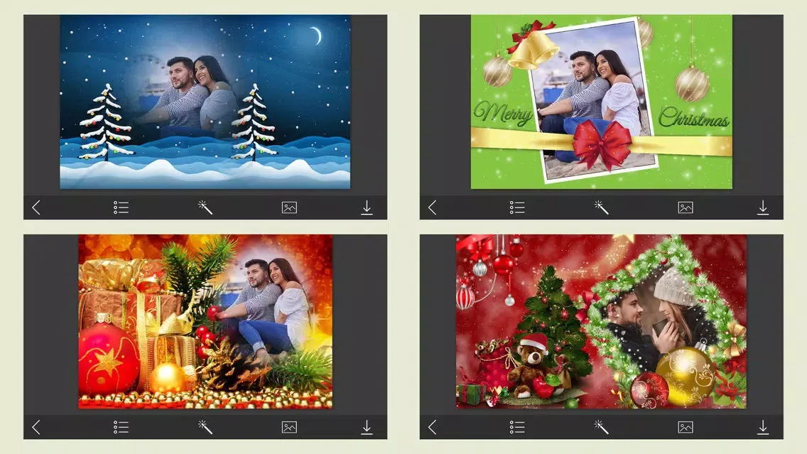 Capturas de tela do Christmas Picture Frames - Creative Design App