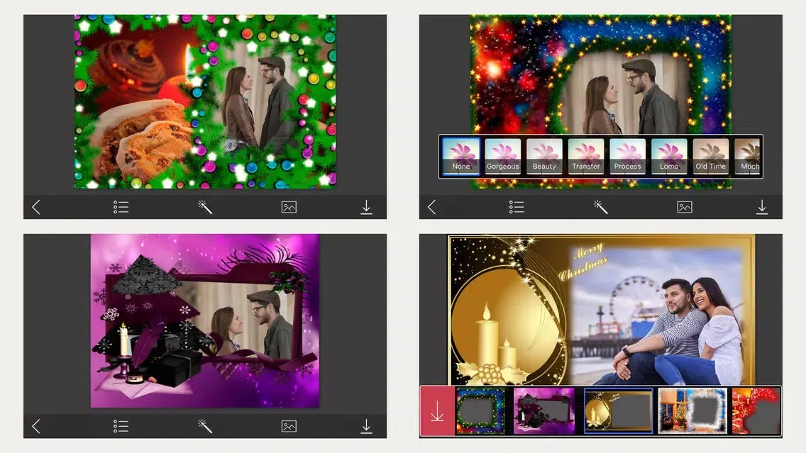 Capturas de tela do Christmas Picture Frames - Creative Design App