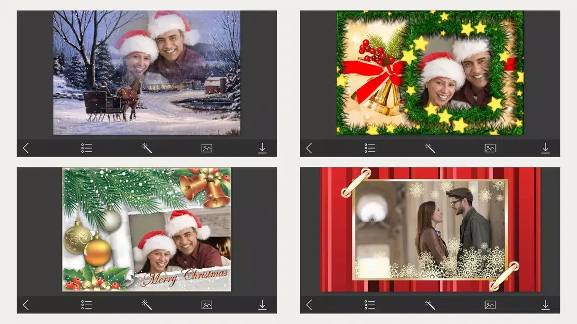 Capturas de tela do Christmas Picture Frames - Creative Design App
