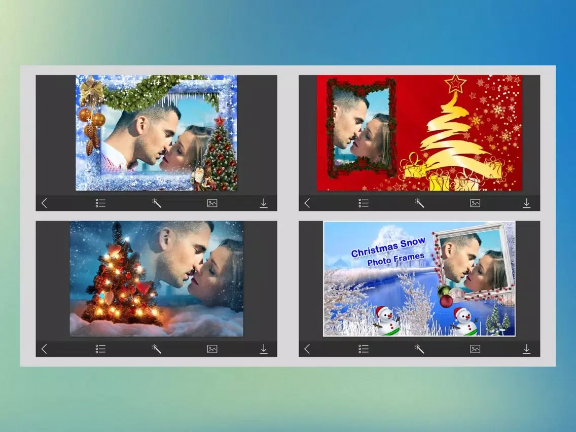 Capturas de pantalla de Christmas Holiday Hd Photo Frames iPad 