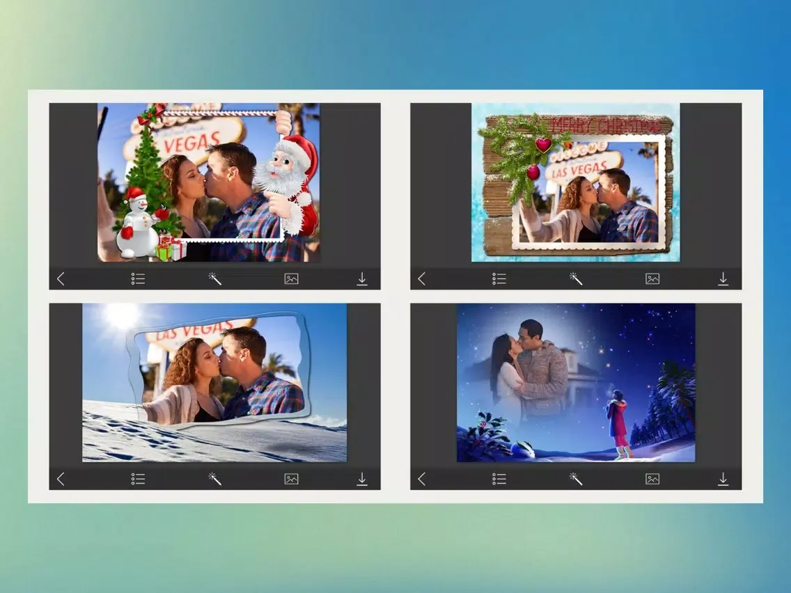 Capturas de pantalla de Christmas Holiday Hd Photo Frames iPad 