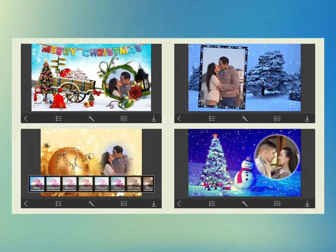 Capturas de pantalla de Christmas Holiday Hd Photo Frames iPad 