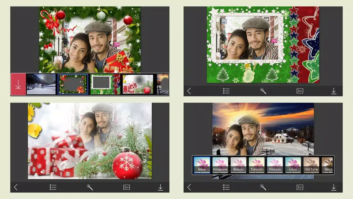 Christmas HD Frame - Inspiring Photo Editor سکرین شاٹس