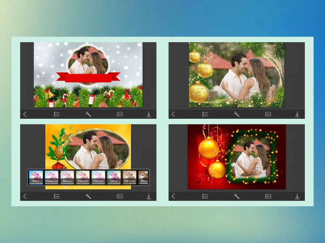 Christmas Tree HD Frame - Frame Booth iPad  스크린샷