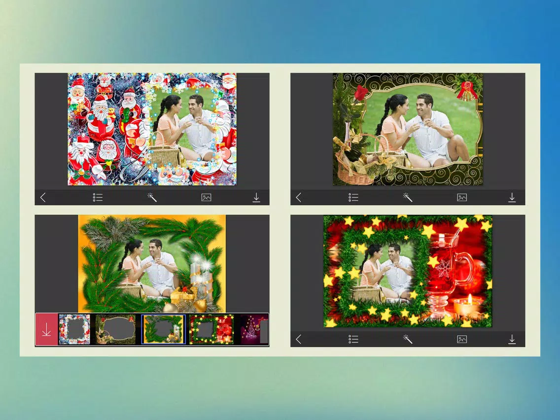 Christmas Tree HD Frame - Frame Booth iPad  스크린샷