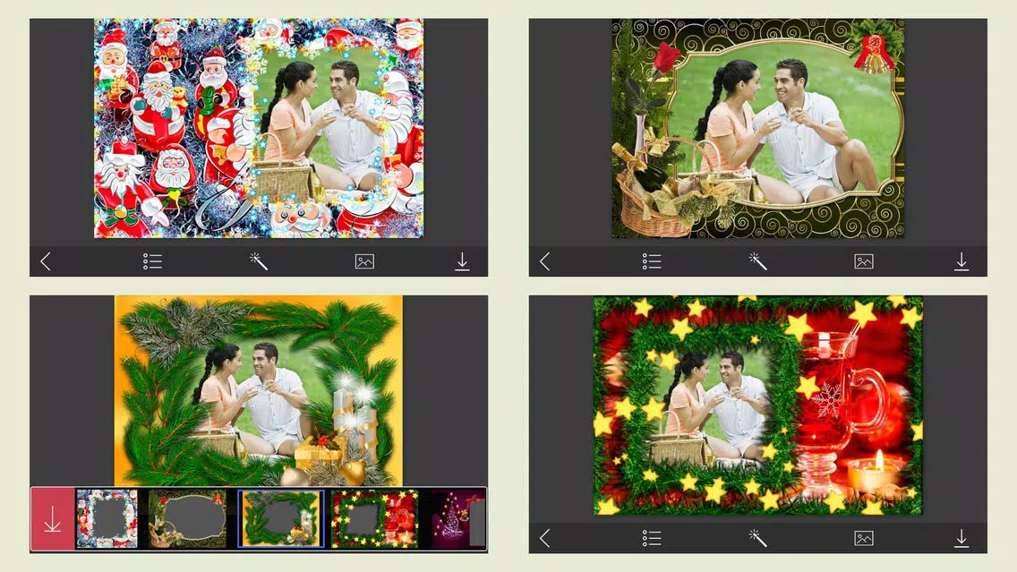 Christmas Tree HD Frame - Frame Booth 스크린샷