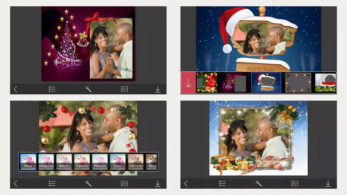 Christmas Tree HD Frame - Frame Booth 스크린샷