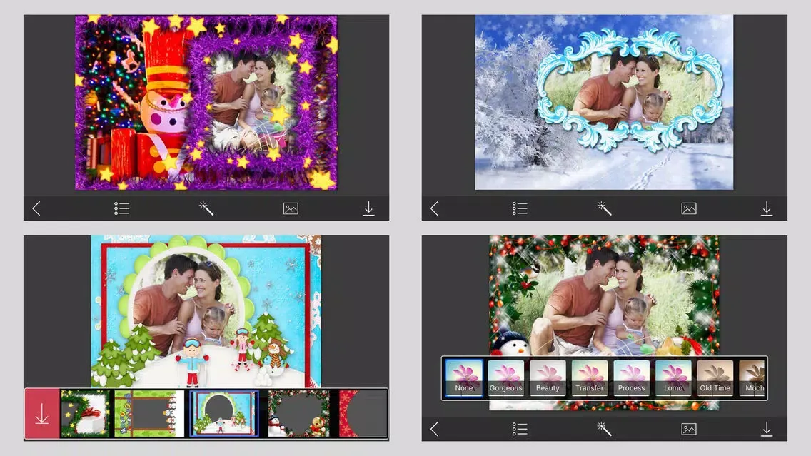 ภาพหน้าจอของ Santa Picture Frame - insta frames for photo