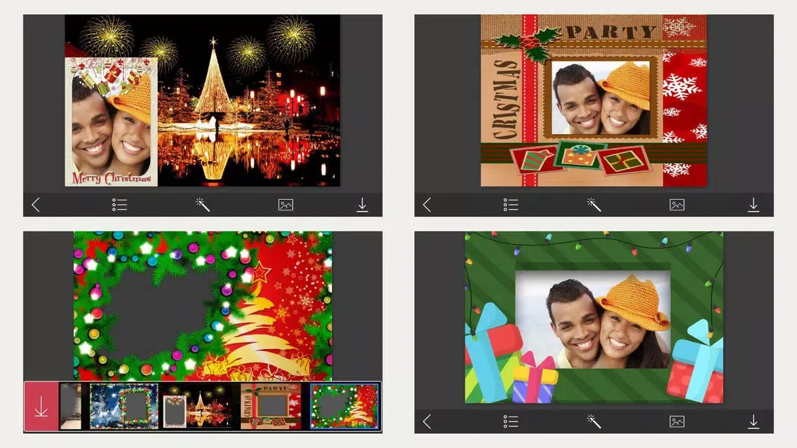 ภาพหน้าจอของ Santa Picture Frame - insta frames for photo