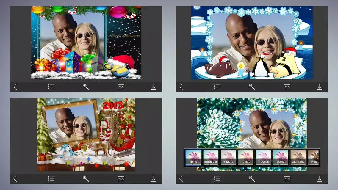 ภาพหน้าจอของ Santa Picture Frame - insta frames for photo