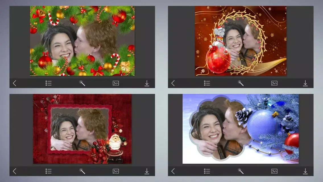 Holiday Christmas Photo Frames - Magic Frames Screenshots