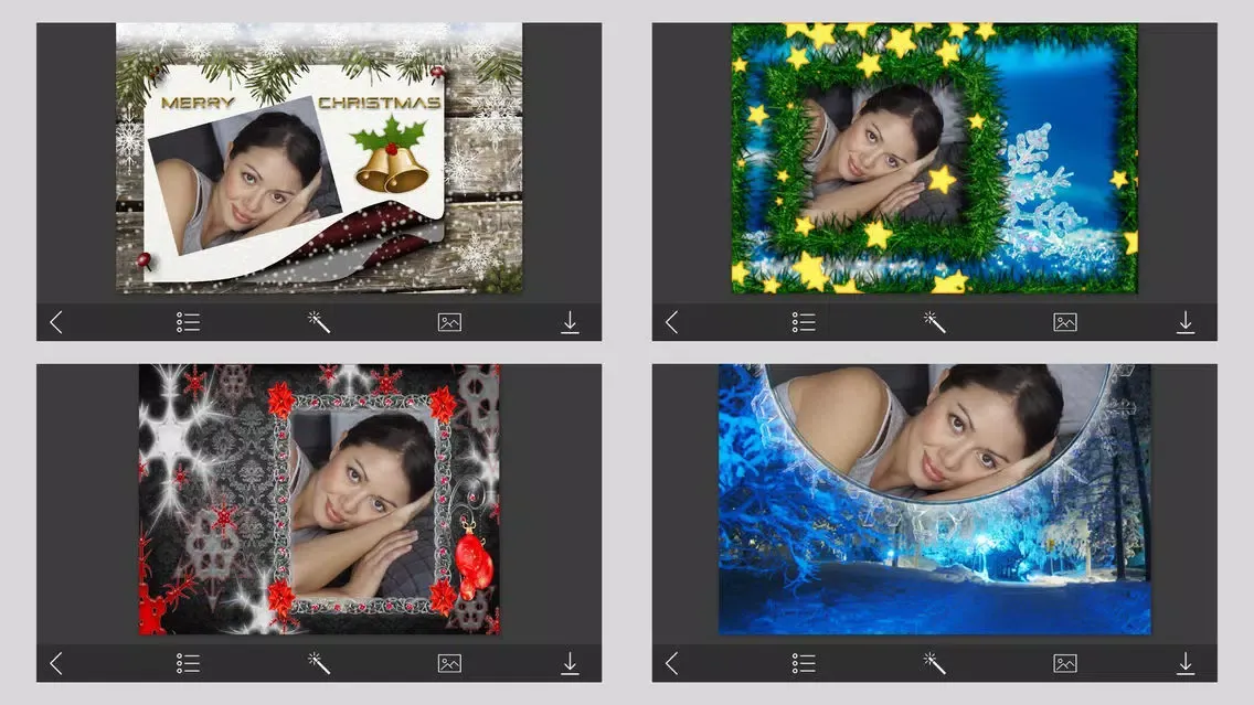 Holiday Christmas Photo Frames - Magic Frames Screenshots