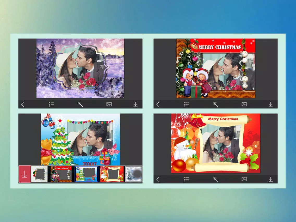Christmas 2017 Hd Photo Frames - PicShop iPad  स्क्रीनशॉट
