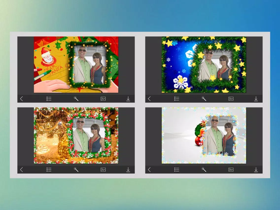 Christmas 2017 Hd Photo Frames - PicShop iPad  स्क्रीनशॉट