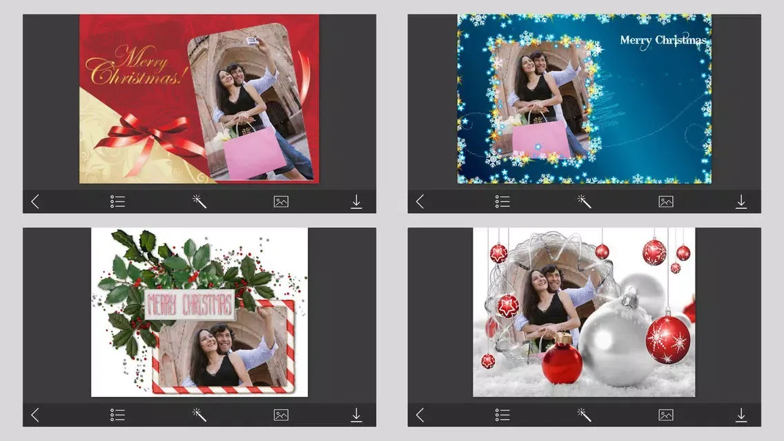 Xmas Santa Picture Frames - Art Photo frame स्क्रीनशॉट