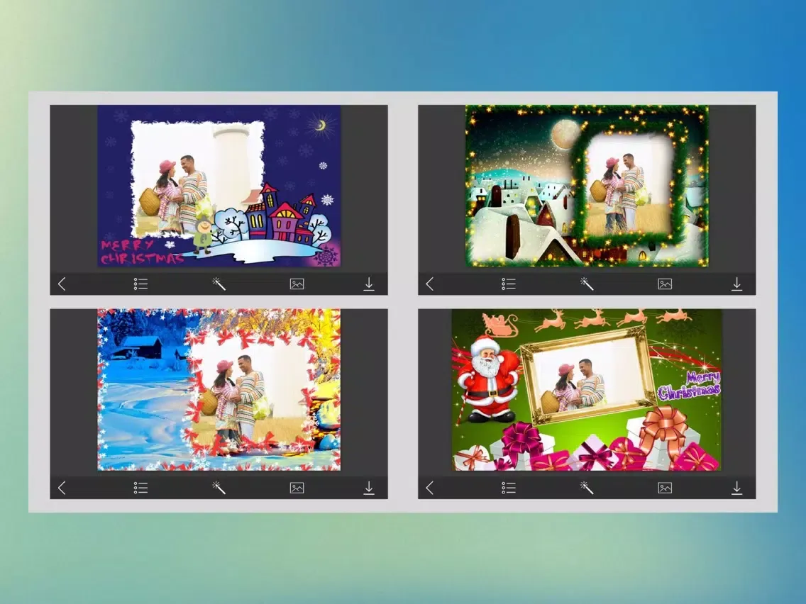 Christmas 2017 Picture Frames - Picture art iPad  স্ক্রিনশট
