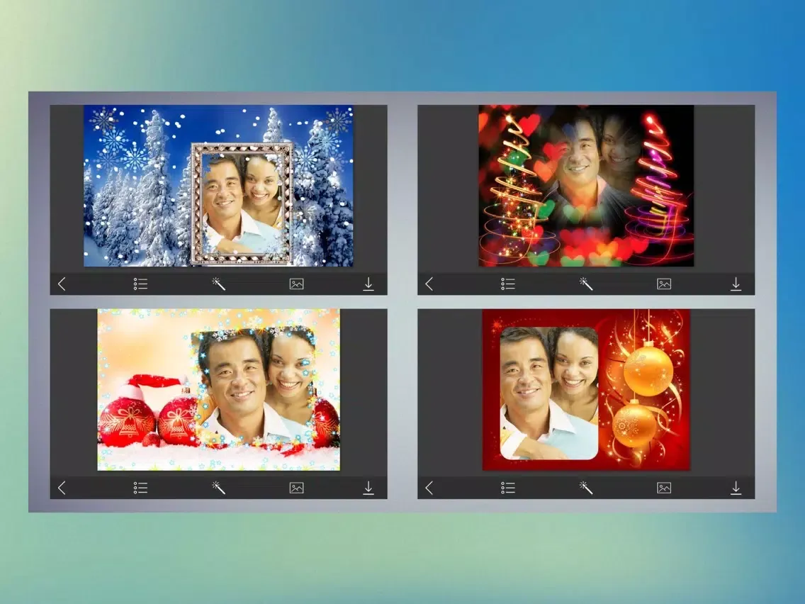 Christmas 2017 Picture Frames - Picture art iPad  স্ক্রিনশট
