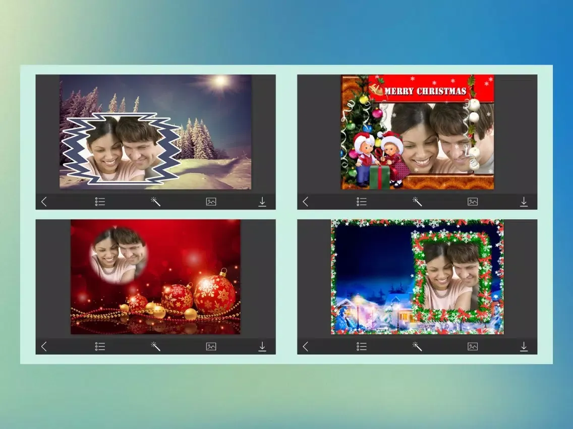 Christmas 2017 Picture Frames - Picture art iPad  স্ক্রিনশট