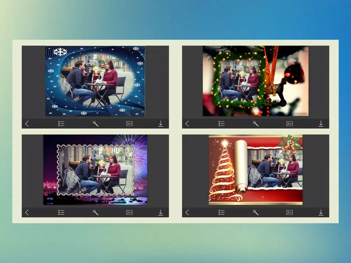 Zrzuty ekranu Christmas Jingle bell Hd Frames - Frame Booth iPad 