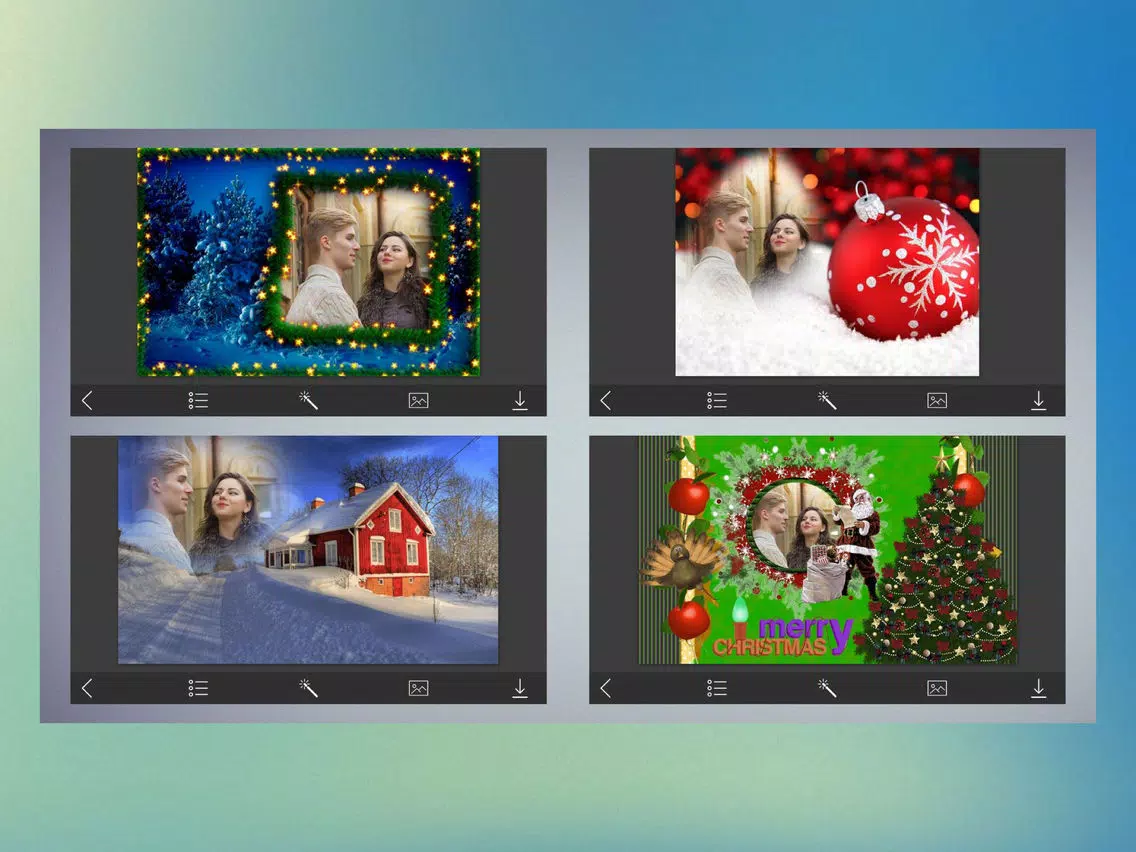 Christmas Jingle bell HD Photo Frame - FrameUrLife iPad  سکرین شاٹس
