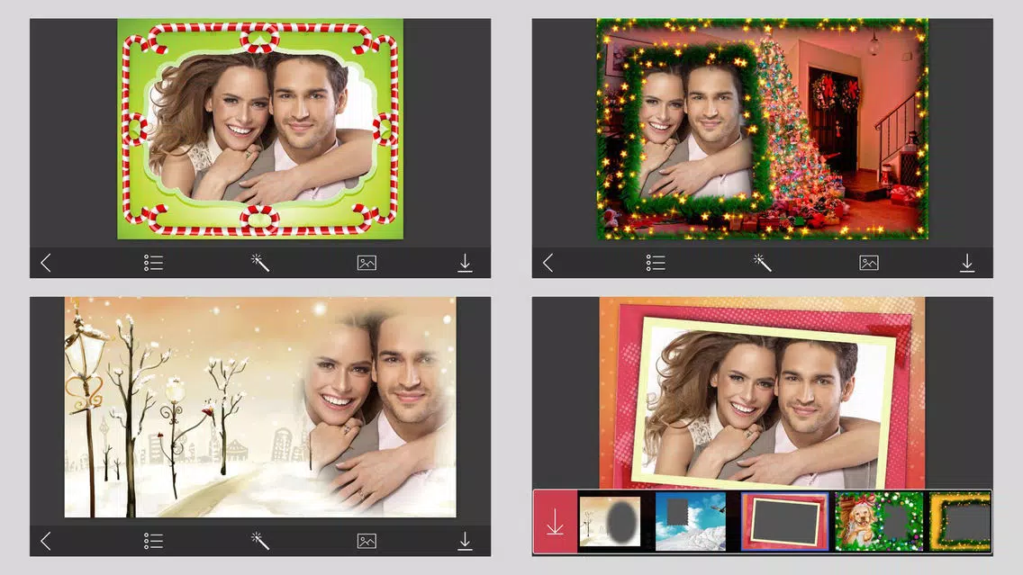 Christmas Jingle bell HD Photo Frame - FrameUrLife سکرین شاٹس