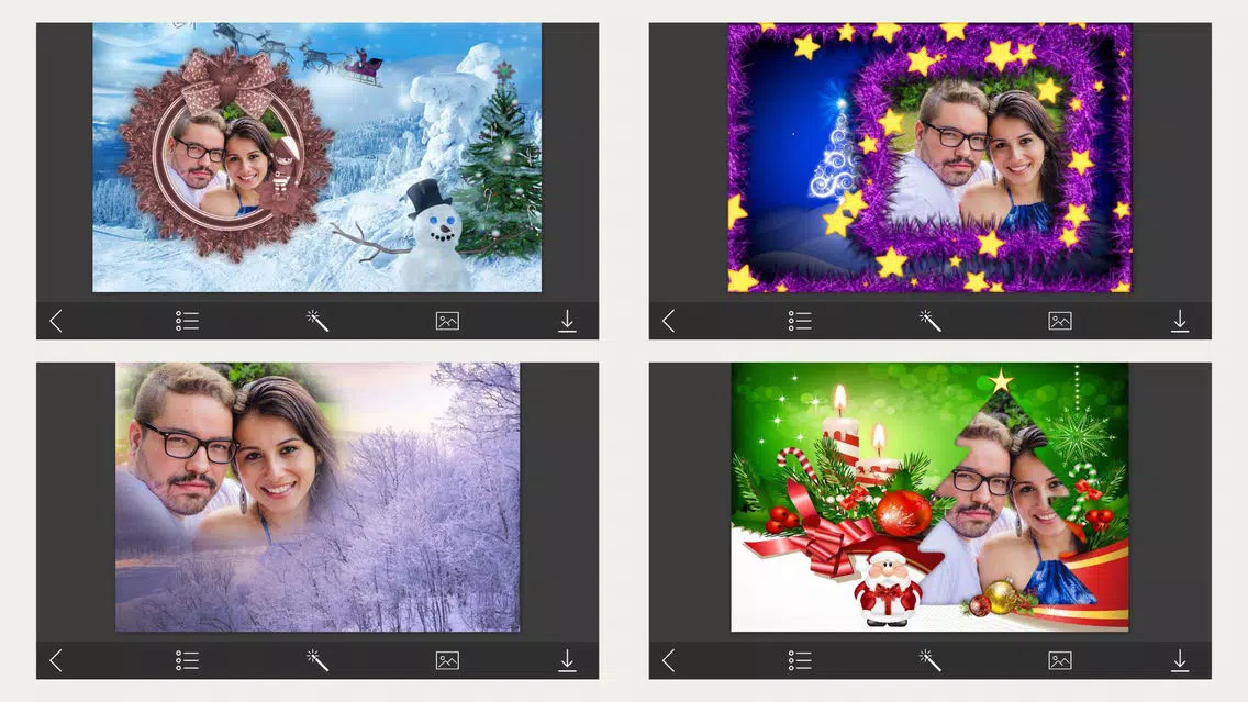 Christmas Jingle bell HD Photo Frame - FrameUrLife سکرین شاٹس