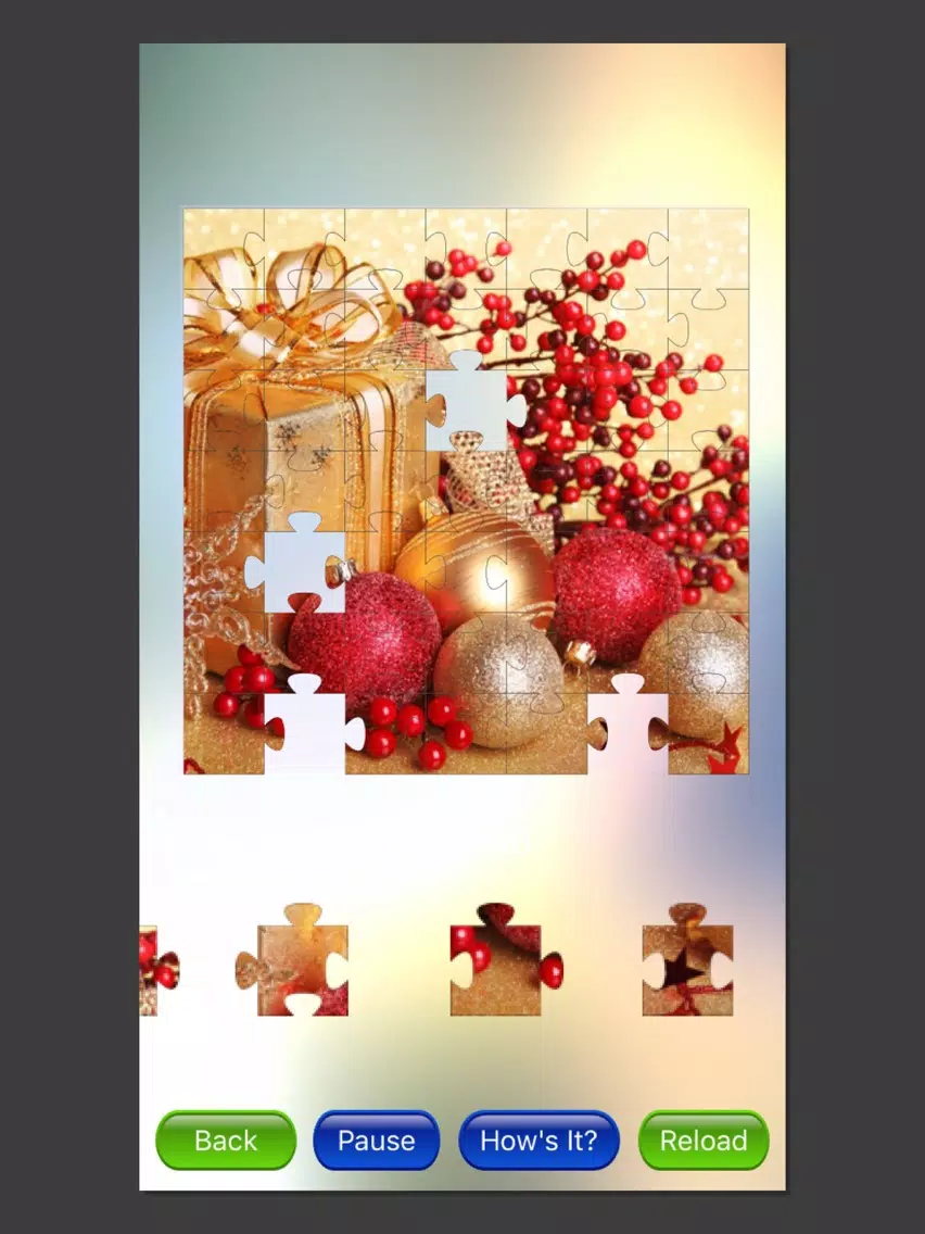 Capturas de pantalla de Xmas Special Puzzle Game iPad 
