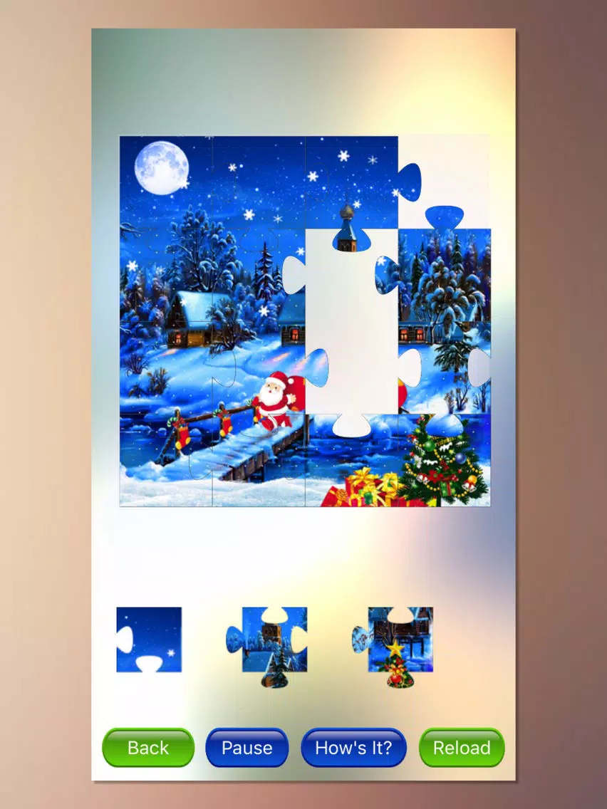 Capturas de pantalla de Xmas Special Puzzle Game iPad 