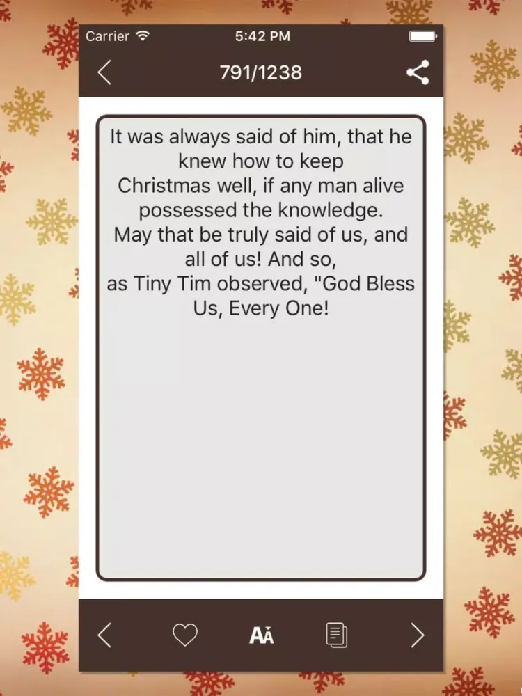 Tangkapan layar Lovely Christmas SMS 2017 iPad 