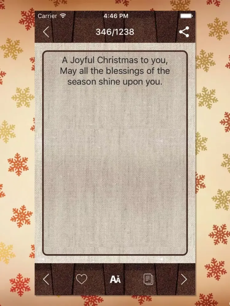 Great Xmas SMS iPad  スクリーンショット