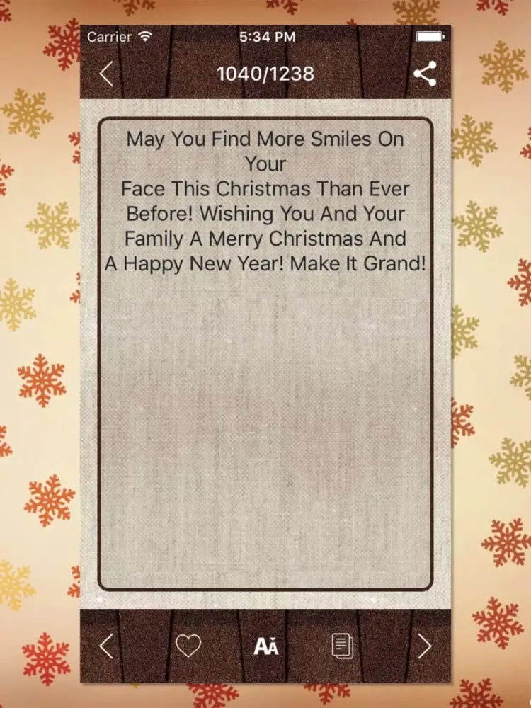 Great Xmas SMS iPad  スクリーンショット