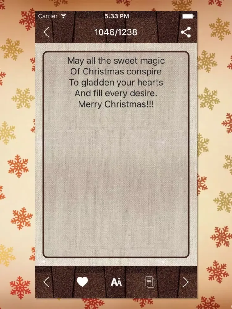 Great Xmas SMS iPad  スクリーンショット