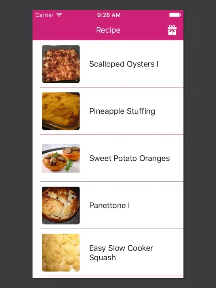 Christmas recipes 2017 iPad  Ekran Görüntüleri