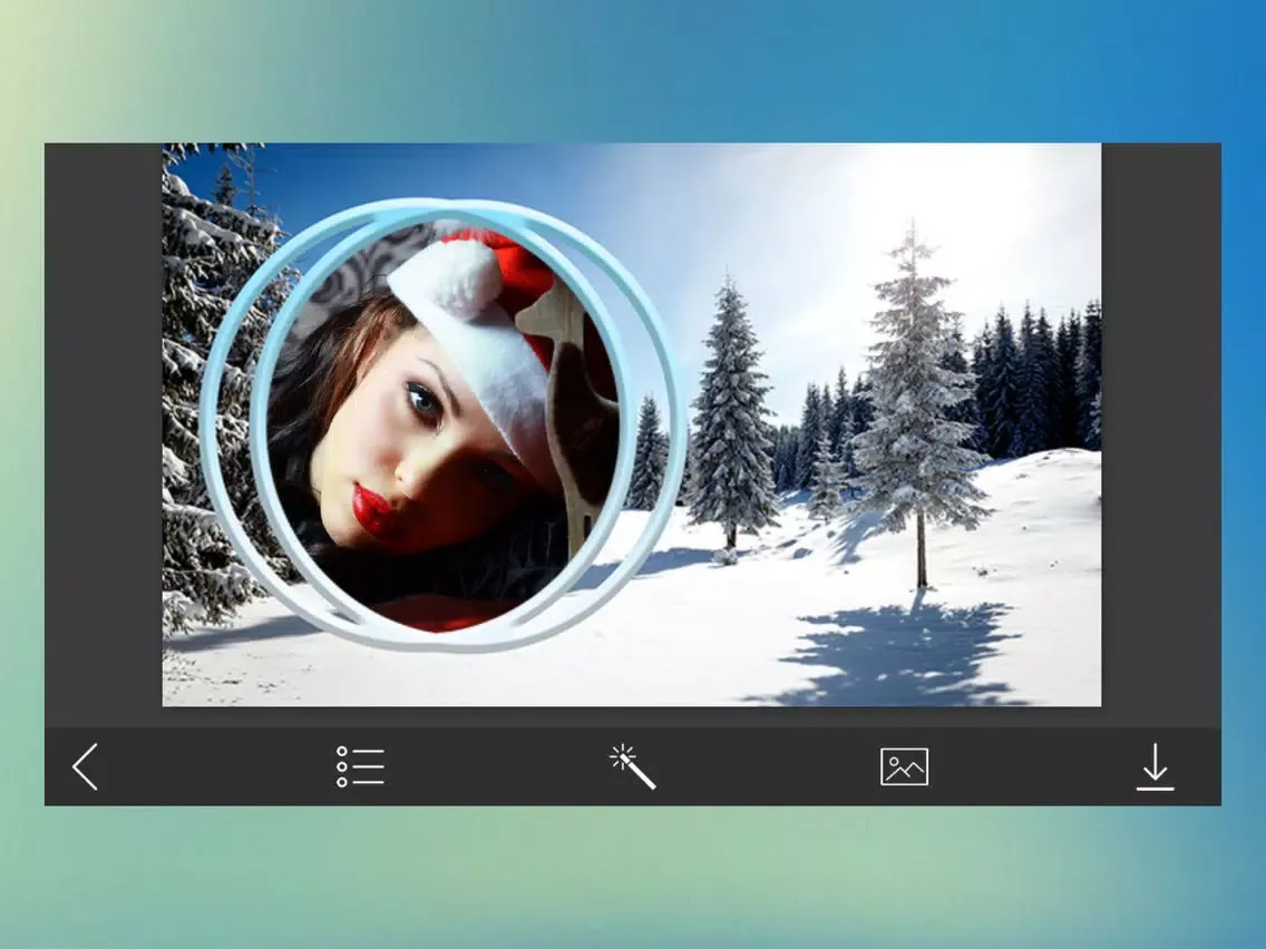 Скриншоты Snow Frame - Art Photo frame Maker iPad 
