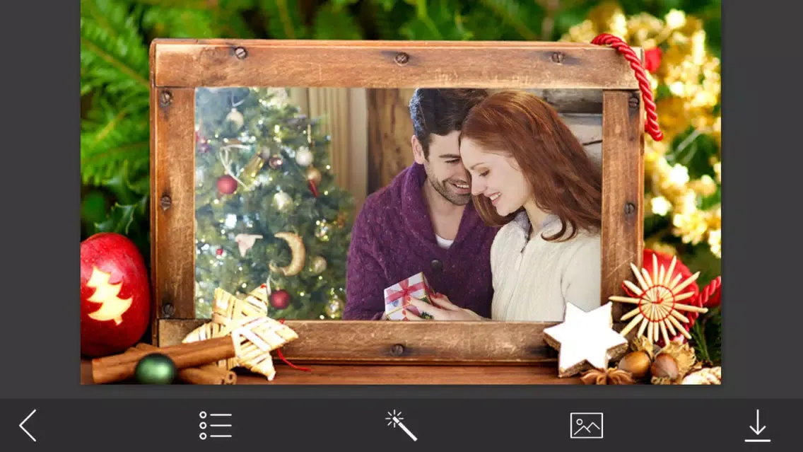 Captures d'écran de Creative Xmas Photo Frames - Creator and Editor